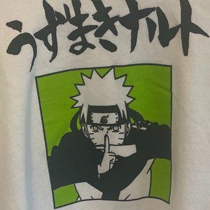 Naruto Hoodie, White, L, ANIME
